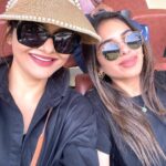 Madhoo Instagram - A Date with my Daughter …. Go #kkr 💜💜💜💜💜💜 @keiashahh
