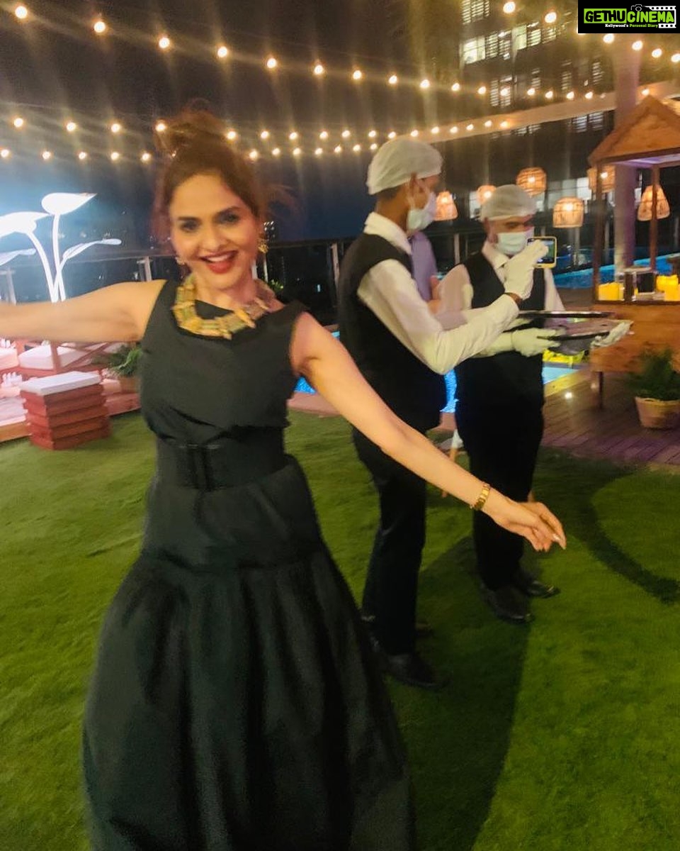 Madhoo Instagram - #dance away … #happyday 🌈
