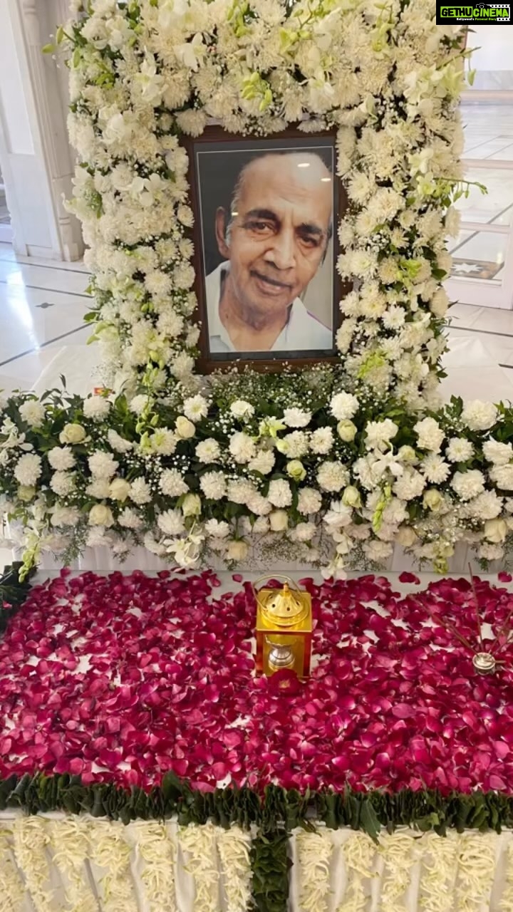Madhoo Instagram - My Appa ❤️❤️❤️❤️LET THE MEMORY LIVE AGAIN