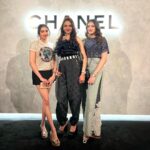 Madhoo Instagram - A beautiful evening @chanelofficial @ameyaashah @keiashahh 💃❤️❤️❤️❤️