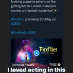 Madhoo Instagram - FIREFLIES PARTH AUR JUGNU ON ZEE5 from may 5 th Mumbai, Maharashtra