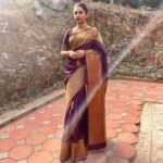 Madhu Shalini Instagram - 🤎 . . . 🥻 ~ @theogonyhouse . . . . #sareelove #picoftheday #photooftheday #fashion #indianwear #saree #photography #photo #pictureoftheday #actor #sunday #instagram #instafashion #sareefashion #selflove