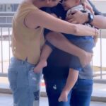 Mahat Raghavendra Instagram - This video is priceless for me!❤️ He was so much in awe of his dad’s presence🤩 #truelove ❤️ These moments won’t come again and thank you @aryatreddy Atha for capturing it 😘