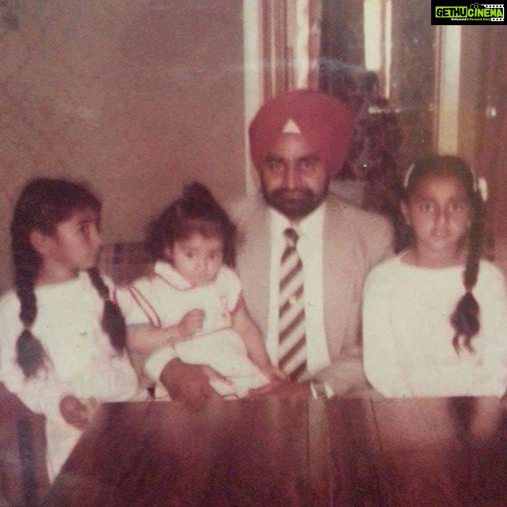 Mahek Chahal Instagram - The man and his girls . I miss you every day…Pappa ji🥺💔 . Thank you for teaching me how to the best and strongest always . 🙏🏻❤️❤️❤️