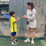 Mahhi Vij Instagram - My baby boy is so caring. I told him bahuyt garmi hai rajveer kab gaya kab paani leke aaya ..