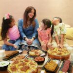 Mahhi Vij Instagram - My heart overflowed with pure joy of motherhood long before I held my biological child. It all began when Khushi and Rajveer opened their arms and welcomed me into their lives, four whole years, before Tara happened. I feel so lucky when I see them cuddled up in bed to hear bedtime stories, listen to Rajveer's cues while shooting a reel, watching Tara apply make-up on Khushi and always taking each others side. 😍 This Mother's Day, we celebrated our love by sharing (and fighting over) a shaandaar daawat from @behrouzbiryani. Looking at them savouring the flavours of royal biryanis, kebabs and Tara’s favourite “gulaabjamoooon”, it filled my heart like never before. Aur kisi ne bilkul sahi kaha hai, "A family that eats together, stays together!" 👑 Happy Mother's Day, moms! ✨ #behrouzbiryani #behrouz #mothersday #celebration #biryani #love