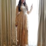 Mahira Sharma Instagram - faith 🍂 #lehmberginni Outfit : @ranasjaipur 📸 : @i.parasbains @iabhibains Earings : @shillpapuriidesignerjewellery Styling : @akansha.27 @tiara_gal @entertainmenttleo9 @stylebypriyankaa @puneet_makeovers