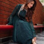 Mahira Sharma Instagram - Ginni 🎬 #lehmberginni 2 june 🍿 Outfit : @saangi_ 📸 : @i.parasbains earings : @shillpapuriidesignerjewellery Styling : @akansha.27 @tiara_gal @viralmantra @puneet_makeovers