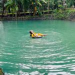 Malavika Krishnadas Instagram – When u have ur own natural swimming pool which u can access anytime with the realms of nature❤️🌴
.
#kerala #keralagodsowncountry #nature #natureatitsbest #naturelovers #pond #ottapalam #palakkad #rainyday