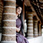 Malavika Krishnadas Instagram - Elegance Series ✨ . . PC : @bhavinesh_bharathan . #saree #sareelove #sareefashion #sareedraping #sareeindia #traditional #traditionalwear #ethnicwear #ethnic #jwellery