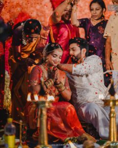 Malavika Krishnadas Instagram - Bound by a divine thread, blessed with a promise of forever.
.
.
.
📸 @lightsoncreations 

Makeup : @__ektha_bridesofficial 
Styling: @sabarinathk_ 
Decor : @divaldi_wedding_planners 
Decor design : @red_dot_events 
💌/ lightsoncreationz@gmail.com
☎/ +91 9995201281, +91 7012044633
.
.
.
#weddingphotography #weddingphoto #celebritywedding #lakshmimenon #keralabrides #keralabridalmakeup #keralabridal #keralabrideandgroom #keralaweddingphotography #wedmegoodsouth #hindubride #aestheticbride #templewedding #influencerwedding #keralainfluencer #fyp #keralaweddingphotographer #hinduwedding #hinduweddingphotographer #trendingweddings #lightsoncreations #studioloc #teamloc
