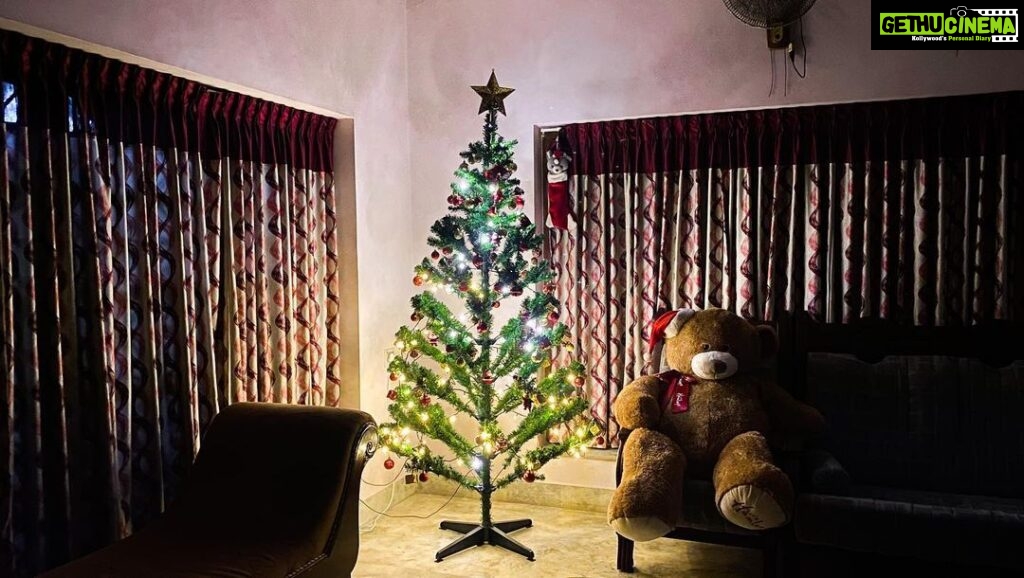 Malavika Krishnadas Instagram - Merry Christmas 🎄✨ . #christmas #christmasdecor #christmastree #christmastime #christmaslights #december2021