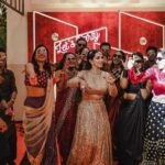 Malavika Krishnadas Instagram – Sangeet Night✨
.
Events : @red_dot_events 
Dance Team : @jdc_dancecrew 
MUA : @mukeshmuralimakeover
Styling : @sabarinathk_ 
Accessories : @pureallure.in 
PC : @lightsoncreations