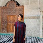Malavika Mohanan Instagram – Such a labyrinth of colours and textures ♥️ 
Hello Morocco 🇲🇦 

P.S Isn’t this outfit absolutely gorgeous? The fact that it’s designed by one my dearest friends @padmaja_studio makes it so much more special ♥️ Fès, Morocco