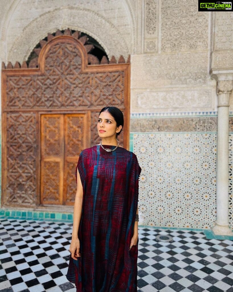 Malavika Mohanan Instagram - Such a labyrinth of colours and textures ♥️ Hello Morocco 🇲🇦 P.S Isn’t this outfit absolutely gorgeous? The fact that it’s designed by one my dearest friends @padmaja_studio makes it so much more special ♥️ Fès, Morocco