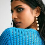 Malavika Mohanan Instagram - Of blues & miu mius 💙🦋💙 📸 @nehachandrakant Assisted by (Photography) @avinash78ni Styled by @vrindaanarang Assisted by (Styling) @kalyaniadhxv @imranshaikh_official Makeup @sonamdoesmakeup Hair @hairstylist_madhav2.0 Assisted by (Hair) @gulshan_geloth PR @theitembomb Skirt @dhruvkapoor Top @lovebirds.studio Shoes @miumiu at @myalmari_