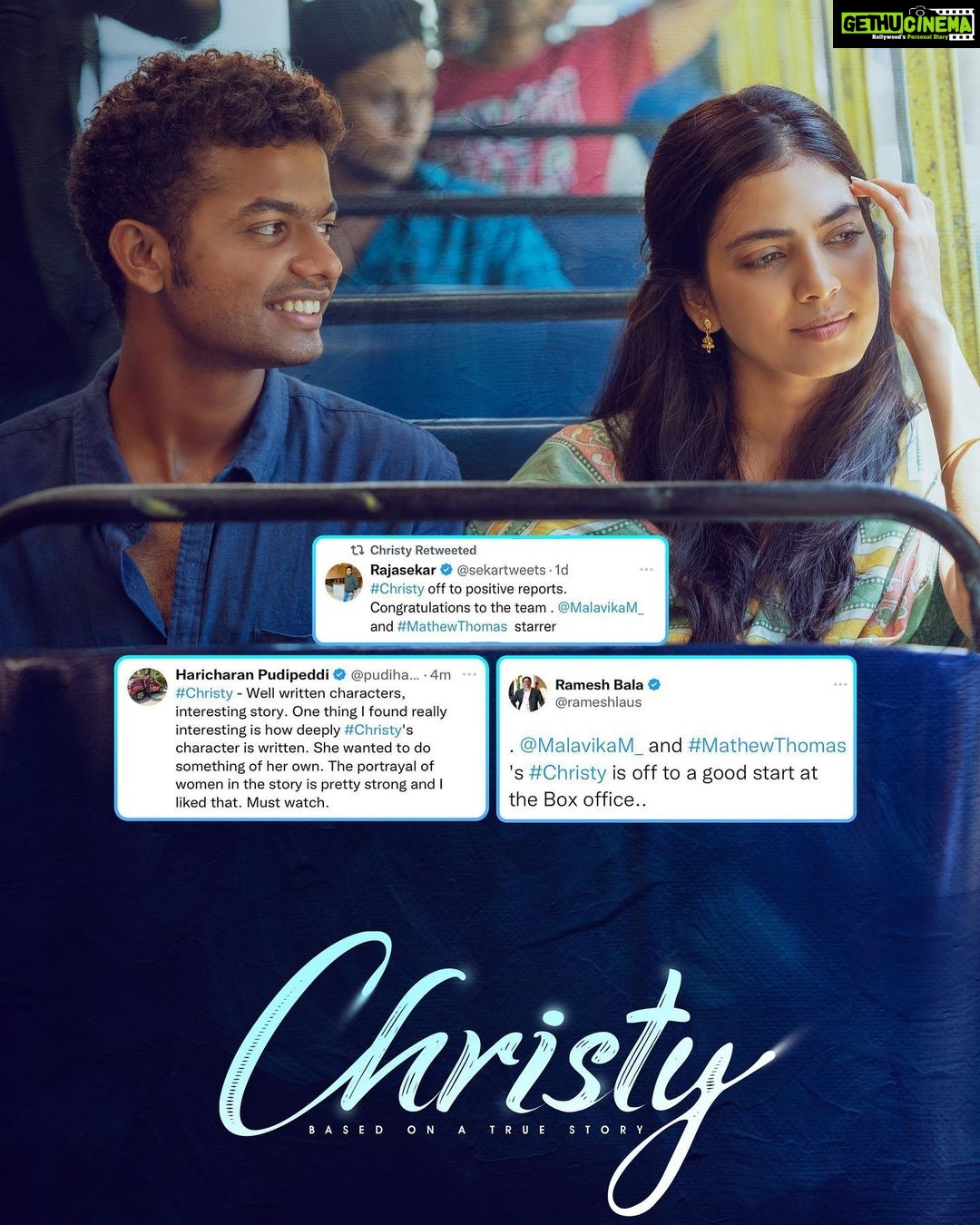 Malavika Mohanan Instagram - Christy ☺️♥️