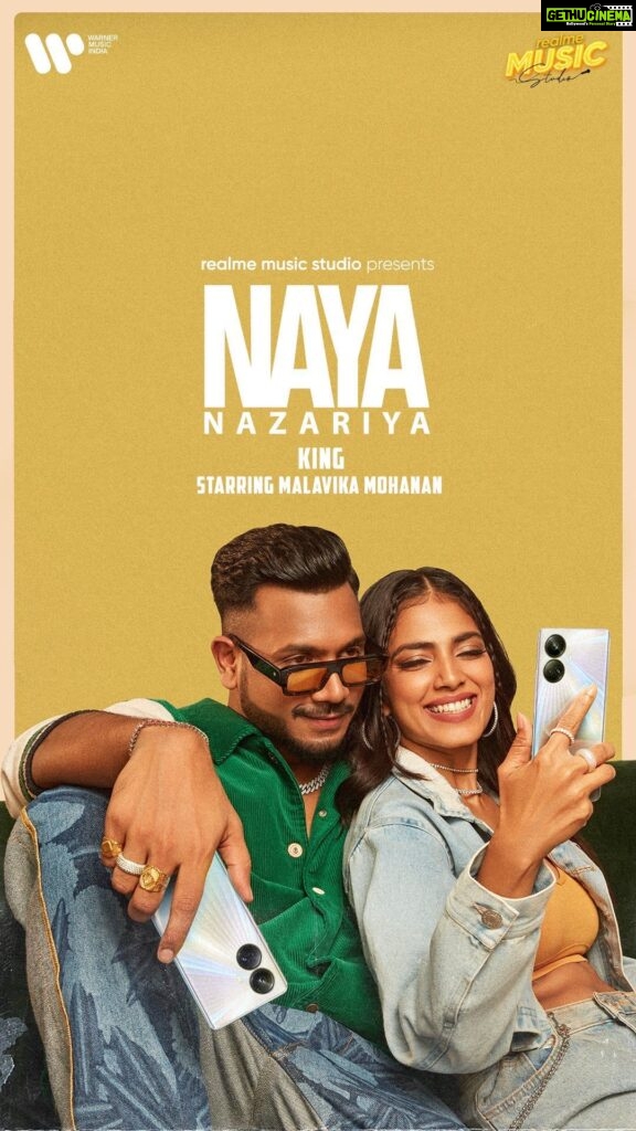 Malavika Mohanan Instagram - #NayaNazariya dekha meri jaan? Usher into the new year with a fresh new beat with me and @ifeelking in the latest edition of #realmeMusicStudio! @realmeIndia @warnermusicindia