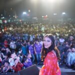 Malavika Mohanan Instagram - And what an audio launch it was for #Christy ! The sheer size of the crowd gave me goosebumps! 🤯 Absolute absolute madness! 🔥🔥🔥 And SO much love! ♥️♥️♥️ @thaikkudambridge you guys are such mindblowing performers! And Govind Vasantha, you absolute genius! Such melodious, stunning songs you’ve composed for #Christy ! Uff! It makes me feel so many feelings every time I listen to them! 🎶 #Christy songs are out now, you guys! Go listen to it! ☺️ And we’re coming to you..with our lovely songs, lovely visuals & our lovely film. On 17th of February! Come watch us ♥️ Big shout out to the ever so wonderful Trivandrum & the amazing @kannansatheesan_ & @sajai.sebastian for making this happen ♥️ Coolest producers everrr😎 Oh, and we missed you @mathewthomass Wish you could’ve been a part of it too! @alvin_henry_samuel @benny.benyamin @grindugopan @thinkmusicofficial @rockymountaincinemas