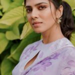 Malavika Mohanan Instagram - Hi from #Christy 💜👋 #ChristyPromotions 📸 @sbk_shuhaib Wearing @dohrindia Hair @hairbyradhika Public Relations @theitembomb Kochi, India