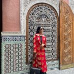 Malavika Mohanan Instagram – Isn’t this place absolutely gorgeous? Every corner is so intricately crafted. Pure art ♥️

In the most lovely & one of a kind Uzbek trench custom made by @labelsouravdas ♥️ La Sultana Marrakech