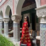 Malavika Mohanan Instagram - Isn’t this place absolutely gorgeous? Every corner is so intricately crafted. Pure art ♥️ In the most lovely & one of a kind Uzbek trench custom made by @labelsouravdas ♥️ La Sultana Marrakech