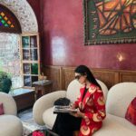Malavika Mohanan Instagram - Isn’t this place absolutely gorgeous? Every corner is so intricately crafted. Pure art ♥️ In the most lovely & one of a kind Uzbek trench custom made by @labelsouravdas ♥️ La Sultana Marrakech