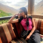 Malavika Mohanan Instagram - Highlights of yesterday- •A lovely hike at the foothills of the highest peak in North Africa 🏔 •Stopping for lunch at this stunningly scenic mountain retreat ‘Kasbah du Toubkal’ which is popularly regarded as one of the most beautiful retreats in the world 🍛 •So many pretty wild roses everywhere 🌹 •Picking fresh(and the sweetest) cherries from a cherry farm on our way down the hill and nomnom-ing to my heart’s content 🍒 It was a good day ♥️