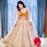 Malti Chahar Instagram - Twirling in a lehenga makes me feel like a kid again🥰 Attire by- @sunitarathi_label.kolkata #ethnicwear #lehenga #indian #indianwedding #love