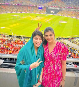 Malti Chahar Instagram - Pictures with this beauty 🏆 2023 and beautiful people 💛
Some cute memories from an unforgettable final match of IPL 2023!
What a match! Damn those last two balls…and how we cried with joy after that last ball! All those teary eyes and big smiles ❤️
Our champions did it again and made us proud 💛

#csk #cskvsgt #yellove #ipl #ipl2023 #iplfinals #whistlepodu