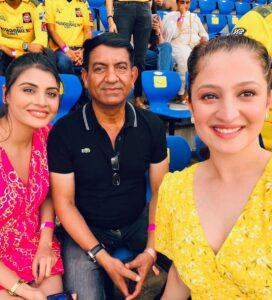 Malti Chahar Instagram - Pictures with this beauty 🏆 2023 and beautiful people 💛
Some cute memories from an unforgettable final match of IPL 2023!
What a match! Damn those last two balls…and how we cried with joy after that last ball! All those teary eyes and big smiles ❤️
Our champions did it again and made us proud 💛

#csk #cskvsgt #yellove #ipl #ipl2023 #iplfinals #whistlepodu