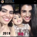 Malti Chahar Instagram - After 4 years…so many things changed but some things remain the same❤️💛 #winning #selfie #timeless #csk #yellove Wankhede Cricket Stadium