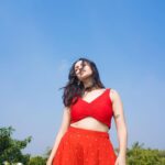 Malvika Nair Instagram - 🌤️ Outfit @archithanarayanamofficial Jewellery @suhanipittie Styled by @mohana_desiraju Shot by @_anupphotography