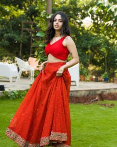 Malvika Nair Instagram - 🌤️

Outfit @archithanarayanamofficial 
Jewellery @suhanipittie 
Styled by @mohana_desiraju 
Shot by @_anupphotography