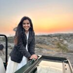 Malvika Sharma Instagram – Sunsets are proof that endings can be beautiful too 😍 @devshreedeogarh Devshree – a Stately home at Deogarh, Rajasthan