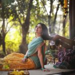 Malvika Sharma Instagram - Happy Bhogi ✨ Happy Lohri 🔥 Wearing @bhargavikunam 📸 @snap.snappictures Make up by @makeup_asfaque Hair by @hairbyradhika