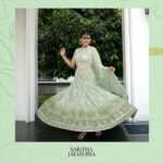 Mamitha Baiju Instagram - Twirl Twirl Twirl♡ @sarithajayasurya_designstudio @malabargoldanddiamonds @malabarmoments Hair&Makeup: @femy_antony__ Shot: @jith_in_sunny_ Edits:@jobz_official_ Location: @portmuziriskochi