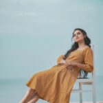 Mamitha Baiju Instagram - "The ocean stirs the heart, inspires the imagination and brings eternal joy to the soul." 🌊 In Frame: @mamitha_baiju Photography: @george_kutty_k.l Designing & Styling:@hema_pillai_ Hair & makeup: @anjali__makeup_artist Cinematography: @sixty7frames Camera associates: @pramod_s_sasi @josephfrancis__