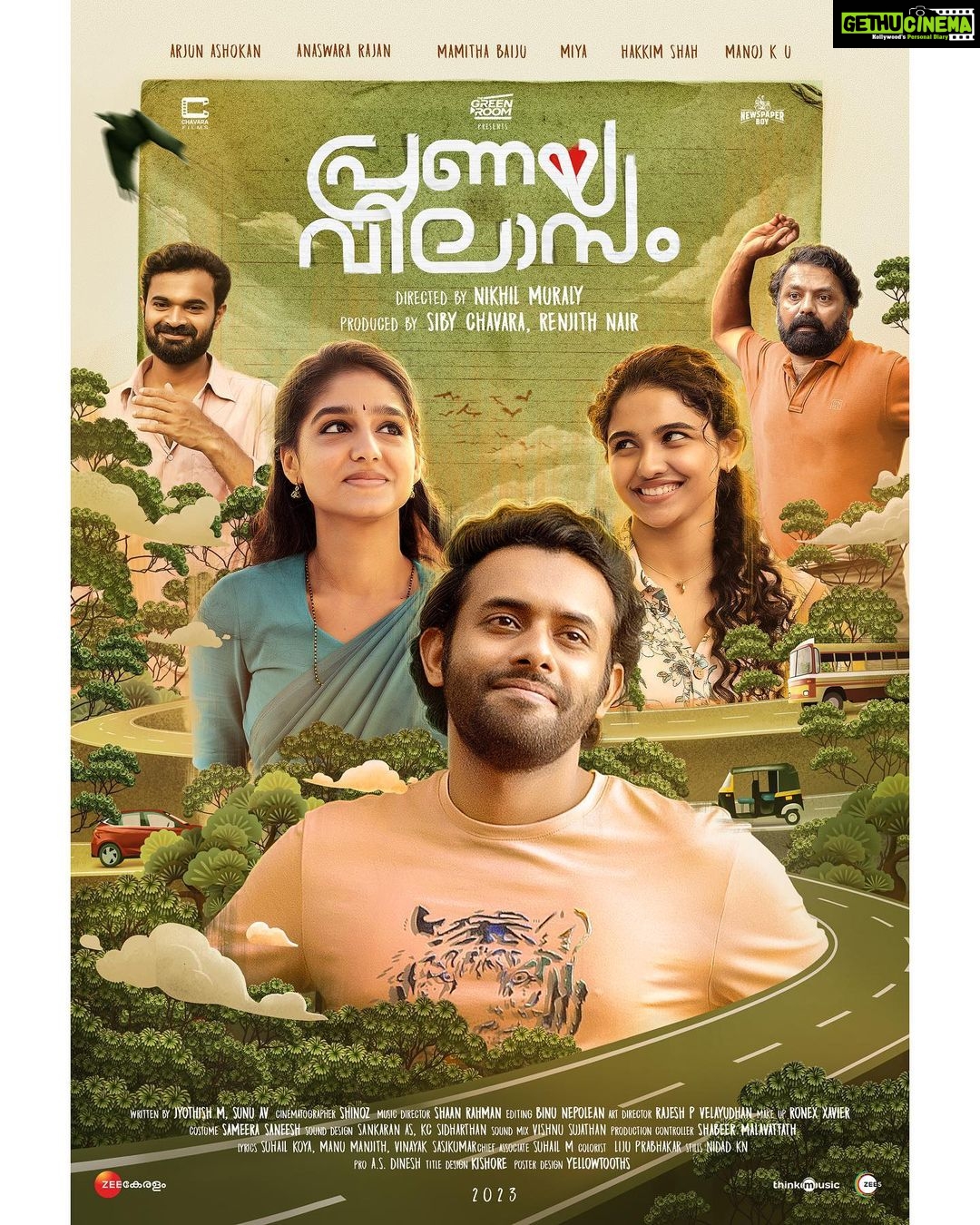 Mamitha Baiju Instagram - "കാതൽ മരങ്ങൾ പൂക്കണേ...🎼❤️" @arjun_ashokan @mamitha_baiju @anaswara.rajan @hakim_shahjahan @meet_miya @_manoj_k.u @nikhil_muraly @renjithnair7920 @mjyothish @shinosshamsudheen @binz_nepz @shaanrahman @rajeshpvelayudhan @suhailmkoya @vinayaksasikumar @manumanjith_s @_suhailm_