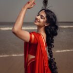 Mamitha Baiju Instagram - 𝐒𝐇𝐘𝐀𝐀𝐌𝐀 . . Concept&📸: @a_isography Costume: @jaankibridalcouture Mua: @ayra_the_transforming_studio