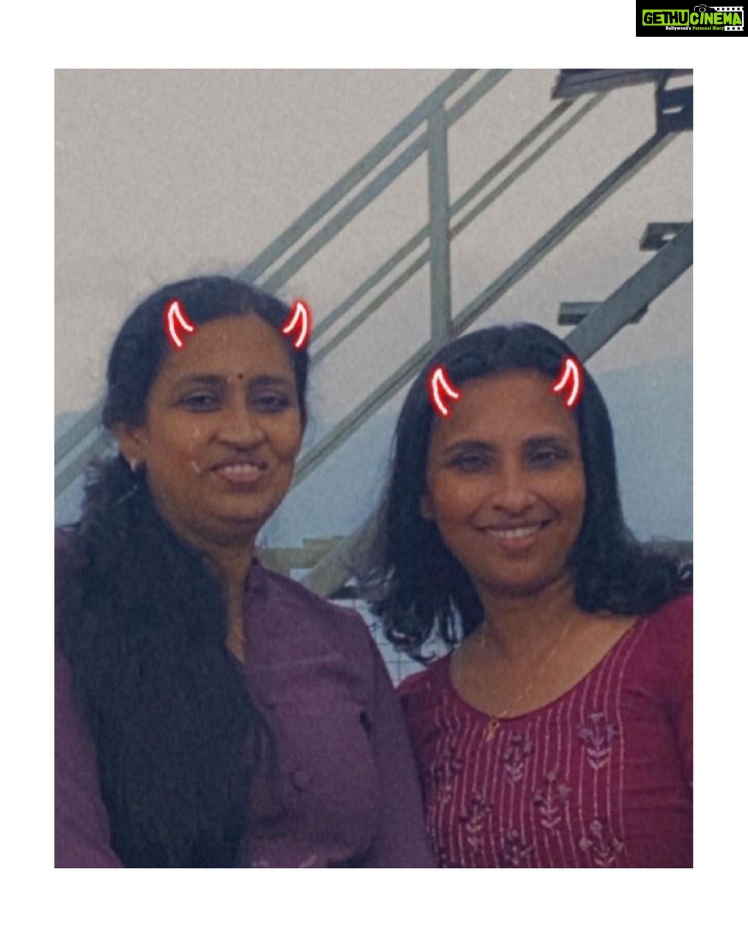 Mamitha Baiju Instagram - Happiest birthday to my sweetest kunjaunty... we love you ❤️😘 . Ps. 2nd pic: the terror sisters😈