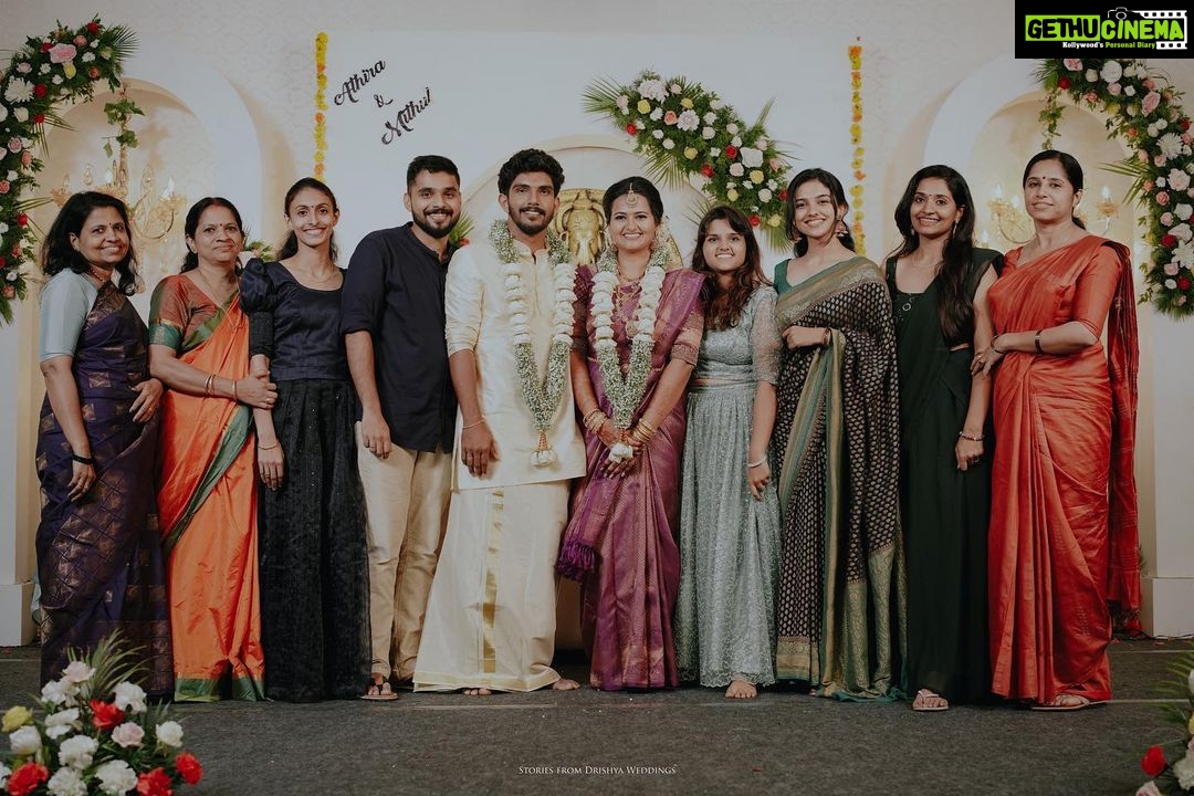 Mamitha Baiju Instagram - 🥹❤️ #us . . @i_am_g_k_s and unni chetta ,missed you guys