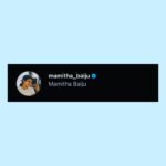 Mamitha Baiju Instagram - VerifiedⓂ️ . Thankyou @suhailshaji & @worldofananthu for helping me verify my account😊