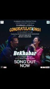 Manasi Parekh Instagram - Watch the Ideal love story of Aditya & Ragini loving each other in this song. ❤️
Presenting the full video song "Bekhabar" from #Congratulations. 

In cinemas from February 3rd, 2023.

Written & Directed by:- @rehan.chaudhary_

Produced by :- @jeegar.chauhan & @vedant300582

Song Sung by :- @singer_shaan
 :- @manasi_parekh
Starring:- @sharmanjoshi, @manasi_parekh, @barbhaya_jayeshs, @amebhayani , @archan.trivedi , @swatidave02 , @mehool_desai , @officialvidhichitalia

@rehanchaudharyfilms @singer_shaan @kedarandbhargav @dr.kedar @bhargav_purohit @afterplaystudios @rashesh_desai_ @bhavikcharaniadop @disha_vadgama @dvfashionstudio @parth.y.bhatt_ @studio_link @pratik2711 @vrattinighadge @blowhornmedia @birenbagadia_official @kalpeshbeit

#Bekhabar #SongOutNow #Shaan #SharmanJoshi #ManasiParekh #RehanChaudhary #SharmanJoshiProductions #RehanChaudharyFilms #CongratulationsOn3rdFeb #Parenthood #GujaratiFilm