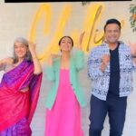 Manasi Parekh Instagram - When you learn GARBA from the OG’s ! 😋🔥 @manasi_parekh Can’t wait for #KutchExpress at the Theatres: 6th Jan! Shot: @chillinkitchenandbar . . #manasiparekh #SiddharthKannan #Sidk #Garba #ratnapathakshah #ratnapathak #dance #dancereels #explorepage Mumbai, Maharashtra