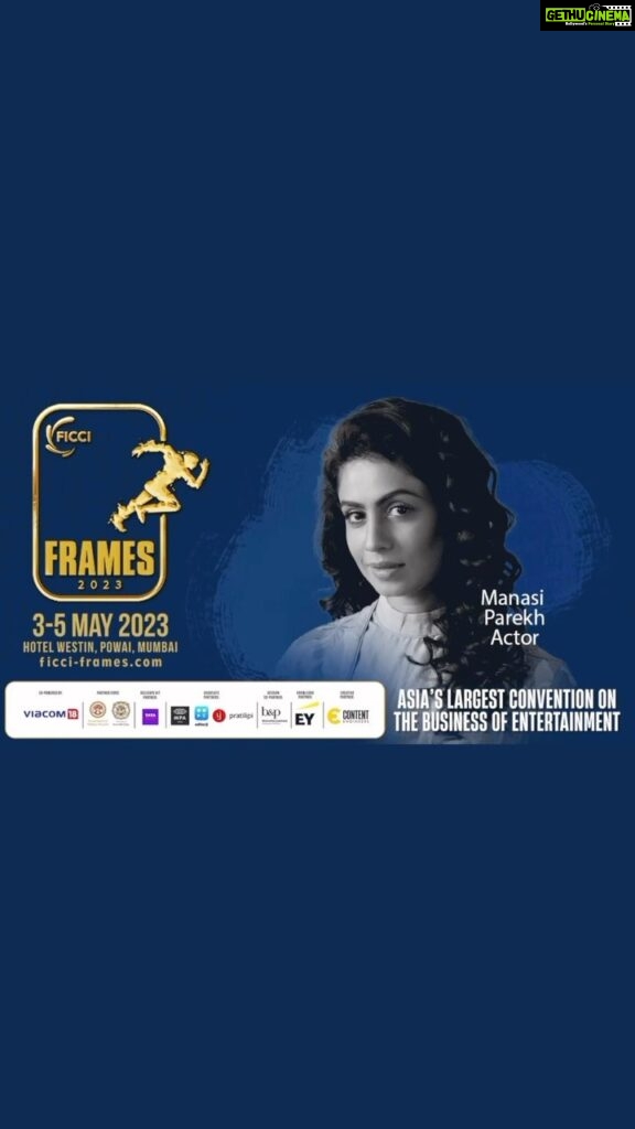 Manasi Parekh Instagram - Absolutely honored to share space with the brightest and most prominent names in the Indian Entertainment Industry @ficci_india @ficciframes speaking on the rising power of regional cinema at the “One Nation : Many Voices” session on 5th May at 11am at Westin Powai! #ficci #entertainment #session #speaker