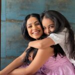 Manasi Parekh Instagram - Nothing like this bond ♥️♥️♥️ I was away shooting for 24 days and was literally waiting for this moment with my daughter who stayed without me so patiently, understanding my schedule. This hug, this feeling cannot be described at all #precious