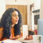 Manasi Parekh Instagram - Pic 1 : Me when I listen to others on Zoom Pic 2 : When nobody listens to me 📸: @parvathy_naveen Home