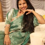 Mangli Instagram - the world always looks brighter from behind a smile. Outfit : @gummadidalashashi.label #mangli #manglisinger #traditionalwear #saree #smile