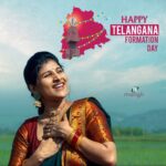 Mangli Instagram – Happy Telangana Formation Day💐